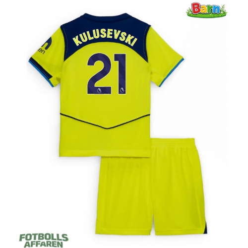 Tottenham Hotspur Dejan Kulusevski #21 Tredjeställ Barn 2025-26 Kortärmad (+ Korta byxor)